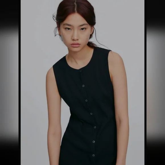 ZARA Ribbed Dress - Picture 3 of 10